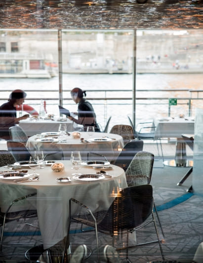 Privatize the Ducasse sur Seine boat for a lunch or a dinner